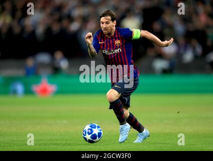 File photo datato 03-10-2018 del Lionel messi di Barcellona data di emissione: Martedì 10 agosto 2021. Foto Stock