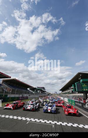 La linea 2015. Le Mans Testing, venerdì 29 - domenica 31 maggio 2015. Le Mans, Francia. Foto Stock