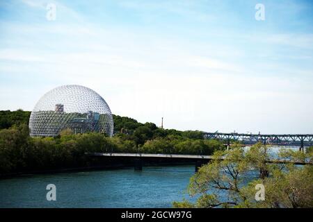 Panoramica Montreal. Gran Premio del Canada, giovedì 4 giugno 2015. Montreal, Canada. Foto Stock