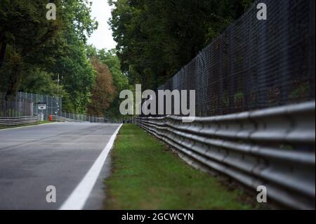 Dettaglio del circuito. Gran Premio d'Italia, giovedì 3 settembre 2015. Monza Italia. Foto Stock