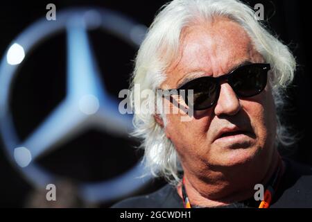 Flavio Briatore (ITA). Gran Premio d'Italia, domenica 6 settembre 2015. Monza Italia. Foto Stock