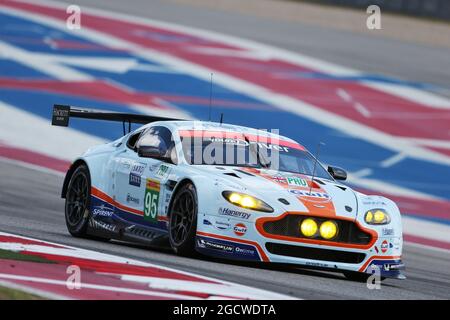 95 Aston Martin Vantage V8. FIA World Endurance Championship, Rd 5, 6 ore di circuito delle Americhe. Giovedì 17 settembre 2015. Austin, Texas, Stati Uniti. Foto Stock