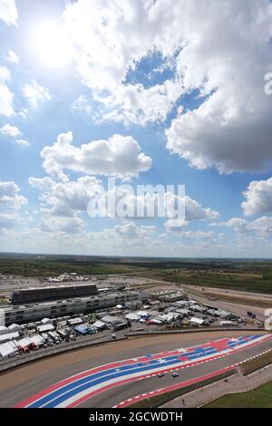 Azione panoramica. FIA World Endurance Championship, Rd 5, 6 ore di circuito delle Americhe. Giovedì 17 settembre 2015. Austin, Texas, Stati Uniti. Foto Stock