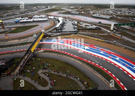 Nico Rosberg (GER) Mercedes AMG F1 W06 nella sessione di qualifica. Gran Premio degli Stati Uniti, domenica 25 novembre 2015. Circuito delle Americhe, Austin, Texas, USA. Foto Stock