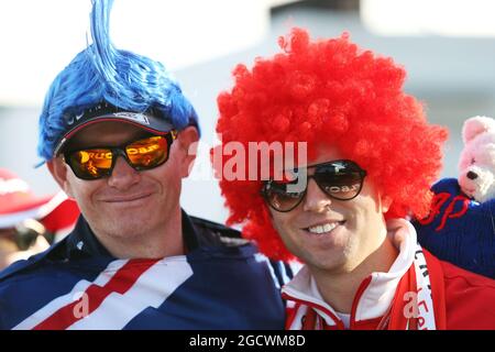 Ventilatori. Gran Premio d'Australia, giovedì 17 marzo 2016. Albert Park, Melbourne, Australia. Foto Stock