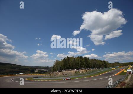 71 AF Corse Ferrari F488 GTE. Campionato Mondiale FIA Endurance, turno 2, sabato 7 maggio 2016. Spa-Francorchamps, Belgio. Foto Stock