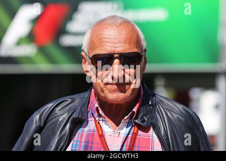 Dietrich Mateschitz (AUT) Amministratore Delegato e Fondatore di Red Bull Gran Premio di Spagna, domenica 17 maggio 2016. Barcellona, Spagna. Foto Stock