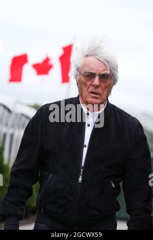 Bernie Ecclestone (GBR). Gran Premio del Canada, giovedì 9 giugno 2016. Montreal, Canada. Foto Stock