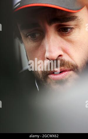 Fernando Alonso (ESP) McLaren. Gran Premio del Canada, giovedì 9 giugno 2016. Montreal, Canada. Foto Stock