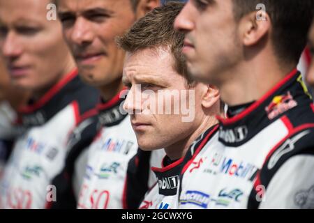 Anthony Davidson (GBR) Toyota Gazoo Racing. Campionato Mondiale FIA Endurance, ore 24 le Mans - prove e Qualifiche, mercoledì 15 giugno 2016. Le Mans, Francia. Foto Stock