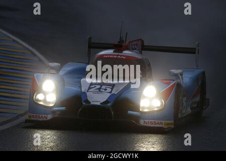 Michael Munemann (GBR) / Andrea Pizzitola (fra) / Chris Hoy (GBR) 25 Algarve Pro Racing Ligier JS P2-Nissan. Campionato Mondiale FIA Endurance, ore 24 le Mans - Qualifiche, giovedì 16 giugno 2016. Le Mans, Francia. Foto Stock