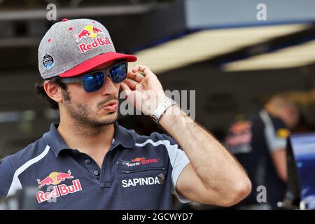 Carlos Sainz Jr (ESP) Scuderia Toro Rosso. Gran Premio d'Austria, giovedì 30 giugno 2016. Spielberg, Austria. Foto Stock