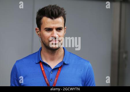 Steve Jones (GBR), presentatore di F1 per il canale 4. Gran Premio d'Austria, sabato 2 luglio 2016. Spielberg, Austria. Foto Stock