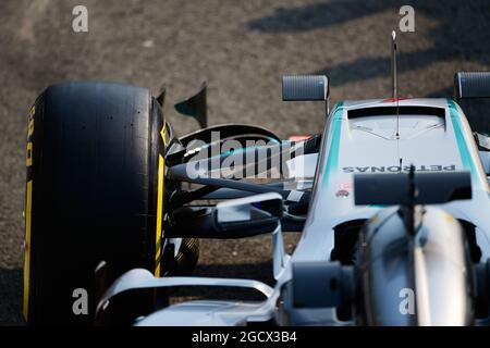 Mercedes AMG F1 W07 ibrido. Gran Premio d'Italia, giovedì 1 settembre 2016. Monza Italia. Foto Stock