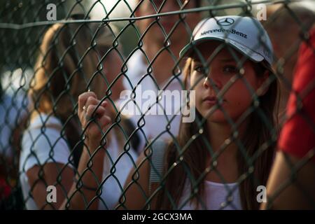 Ventilatori. Gran Premio d'Italia, sabato 3 settembre 2016. Monza Italia. Foto Stock