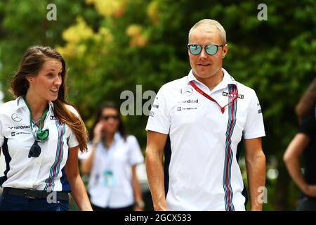 Valtteri Bottas (fin) Williams. Gran Premio della Malesia, sabato 1 ottobre 2016. Sepang, Kuala Lumpur, Malesia. Foto Stock