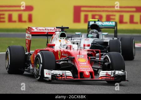 Sebastian Vettel (GER) Ferrari SF16-H. Gran Premio del Giappone, sabato 8 ottobre 2016. Suzuka, Giappone. Foto Stock
