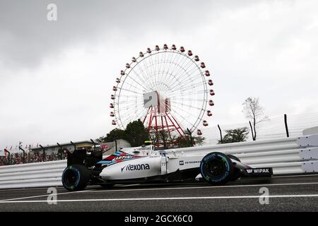 Valtteri Bottas (fin) Williams FW38. Gran Premio del Giappone, sabato 8 ottobre 2016. Suzuka, Giappone. Foto Stock