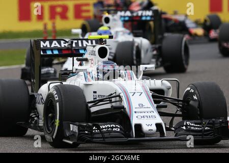 Valtteri Bottas (fin) Williams FW38. Gran Premio del Giappone, domenica 9 ottobre 2016. Suzuka, Giappone. Foto Stock