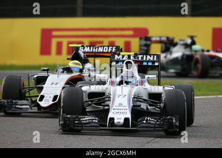 Valtteri Bottas (fin) Williams FW38. Gran Premio del Giappone, domenica 9 ottobre 2016. Suzuka, Giappone. Foto Stock