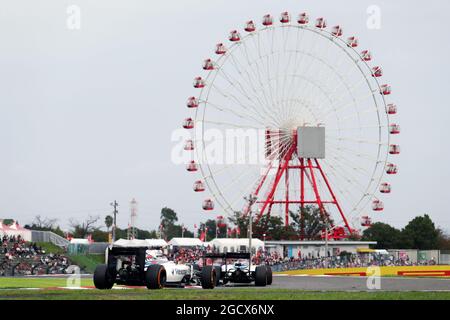 Valtteri Bottas (fin) Williams FW38. Gran Premio del Giappone, domenica 9 ottobre 2016. Suzuka, Giappone. Foto Stock