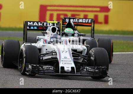 Valtteri Bottas (fin) Williams FW38. Gran Premio del Giappone, domenica 9 ottobre 2016. Suzuka, Giappone. Foto Stock