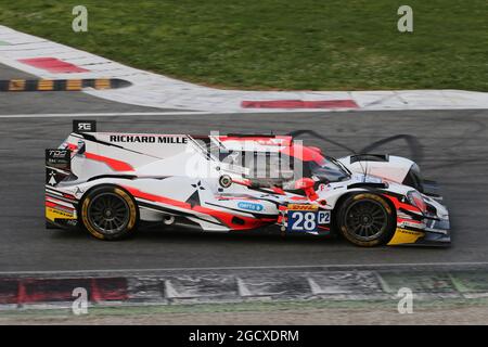 Francois Perrodo (fra) / Mathieu Vaxiviere (fra) / Emmanuel Collard (fra) 28 TDS Racing, Oreca 07 - Gibson. Campionato Mondiale di Endurance FIA, Test ufficiali 'Prologue', venerdì 31 marzo - domenica 2 aprile 2017. Monza, Italia. Foto Stock