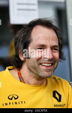 Ciaron Pilbeam (GBR) Renault Sport F1 Team Chief Race Engineer. Gran Premio di Russia, giovedì 27 aprile 2017. Sochi Autodrom, Sochi, Russia. Foto Stock