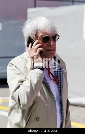 Bernie Ecclestone (GBR). Gran Premio di Spagna, domenica 14 maggio 2017. Barcellona, Spagna. Foto Stock