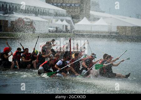 McLaren alla Formula uno Raft Race. Gran Premio del Canada, sabato 10 giugno 2017. Montreal, Canada. Foto Stock