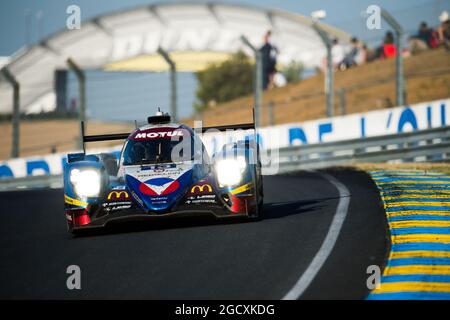 Nelson Piquet Jr (BRA) / Mathias Beche (sui) / David Heinemeier-Hansson (DEN) 13 Vaillante Rebellion, Oreca 07 - Gibson. Campionato Mondiale FIA Endurance, ore 24 le Mans - gara, sabato 17 giugno 2017. Le Mans, Francia. Foto Stock