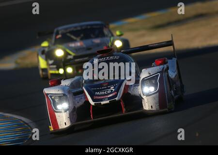 Will Owen (USA) / Hugo de Sadeleer (sui) / Felipe Albuquerque (por) 32 United Autosports, Ligier JSP217 - Gibson. Campionato Mondiale FIA Endurance, ore 24 le Mans - gara, domenica 18 giugno 2017. Le Mans, Francia. Foto Stock