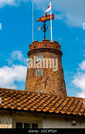 Batemans Brewery al Salem Bridge a Wainfeet All Saints nel Lincolnshire East Midlands Inghilterra Regno Unito dove la birra chiara è stata prodotta dal 1874. Foto Stock