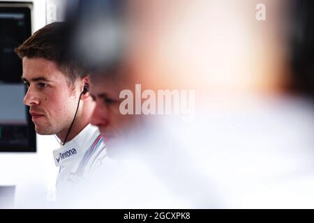 Paul di resta (GBR) pilota della Williams Reserve. Gran Premio di Ungheria, sabato 29 luglio 2017. Budapest, Ungheria. Foto Stock