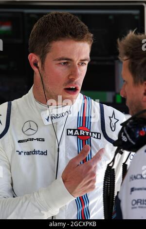 Paul di resta (GBR) pilota della Williams Reserve. Gran Premio di Ungheria, sabato 29 luglio 2017. Budapest, Ungheria. Foto Stock