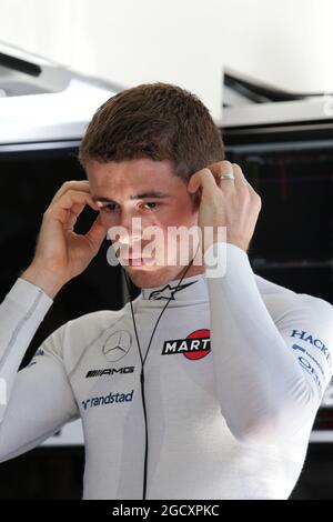 Paul di resta (GBR) pilota della Williams Reserve. Gran Premio di Ungheria, sabato 29 luglio 2017. Budapest, Ungheria. Foto Stock