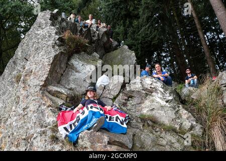 Ventilatori. Gran Premio del Belgio, sabato 26 agosto 2017. Spa-Francorchamps, Belgio. Foto Stock