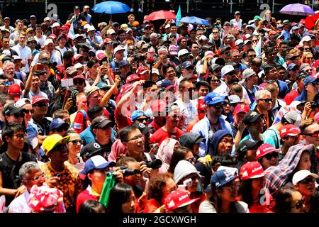 Ventilatori. Gran Premio della Malesia, sabato 30 settembre 2017. Sepang, Kuala Lumpur, Malesia. Foto Stock