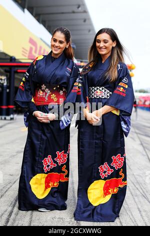 Red Bull Racing. Gran Premio del Giappone, giovedì 5 ottobre 2017. Suzuka, Giappone. Foto Stock