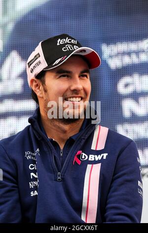 Sergio Perez (MEX) Sahara Force India F1. Gran Premio del Giappone, sabato 7 ottobre 2017. Suzuka, Giappone. Foto Stock