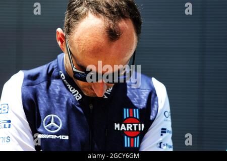 Robert Kubica (POL) Williams Reserve e Development driver. Gran Premio di Spagna, venerdì 11 maggio 2018. Barcellona, Spagna. Foto Stock