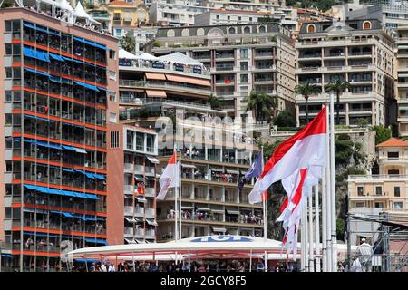 Monaco panoramica. Gran Premio di Monaco, sabato 26 maggio 2018. Monte Carlo, Monaco. Foto Stock