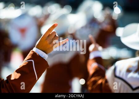 Atmosfera griglia. Gran Premio degli Stati Uniti, domenica 21 ottobre 2018. Circuito delle Americhe, Austin, Texas, USA. Foto Stock