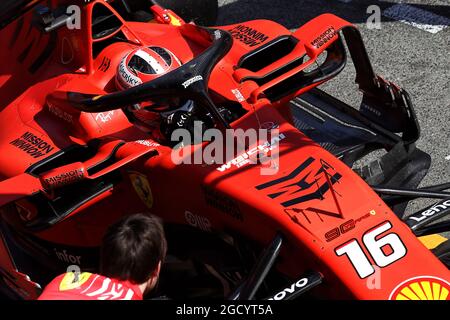 Charles Leclerc (MON) Ferrari SF90. Test di Formula uno, giorno 3, giovedì 28 febbraio 2019. Barcellona, Spagna. Foto Stock