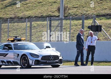 Charlie Whiting (GBR) delegato FIA. Test di Formula uno, giorno 3, giovedì 28 febbraio 2019. Barcellona, Spagna. Foto Stock