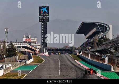 Sebastian Vettel (GER) Ferrari SF90. Test di Formula uno, giorno 4, venerdì 1 marzo 2019. Barcellona, Spagna. Foto Stock