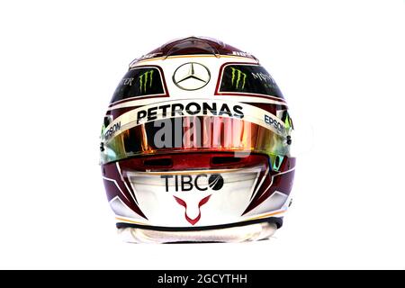 Il casco di Lewis Hamilton (GBR) Mercedes AMG F1. Gran Premio d'Australia,  giovedì 14 marzo 2019. Albert Park, Melbourne, Australia Foto stock - Alamy