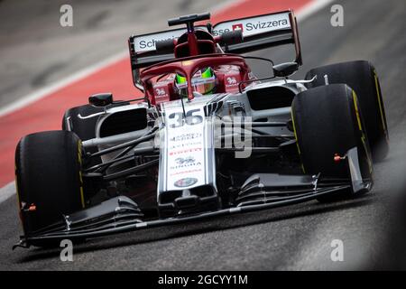 Mick Schumacher (GER) pilota di prova Alfa Romeo Racing C38. Test di Formula uno, mercoledì 3 aprile 2019. Sakhir, Bahrein. Foto Stock