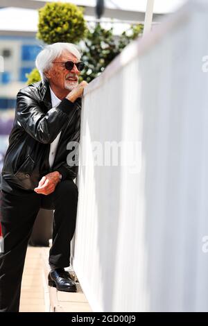 Bernie Ecclestone (GBR). Gran Premio di Azerbaigian, domenica 28 aprile 2019. Circuito cittadino di Baku, Azerbaigian. Foto Stock