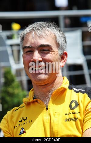 Nick Chester (GBR) Direttore tecnico telaio del Team Renault F1. Gran Premio di Francia, giovedì 20 giugno 2019. Paul Ricard, Francia. Foto Stock